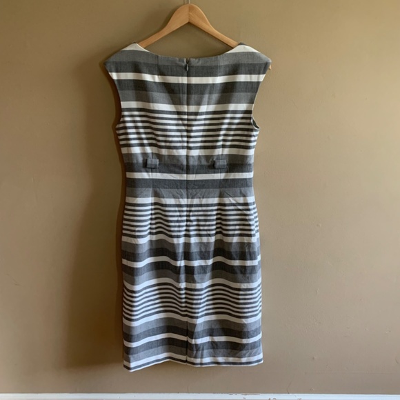 Calvin Klein Gray Striped Dress - Picture 5 of 8
